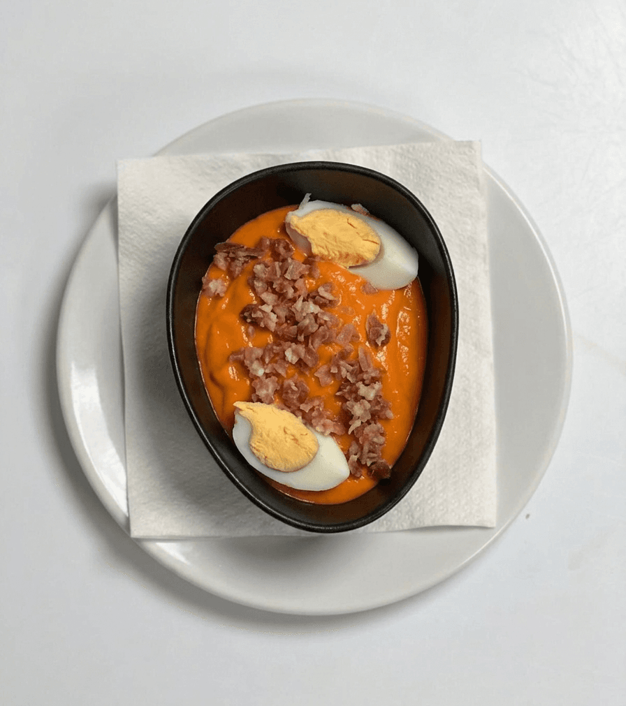 Salmorejo en Bar El Pozo